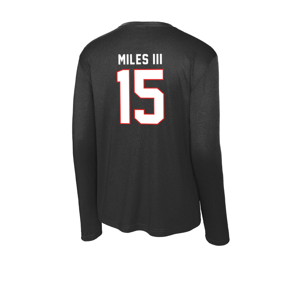 Texas Tech - NCAA Football : Oliver Miles III - Activewear Long Sleeve T-Shirt-1