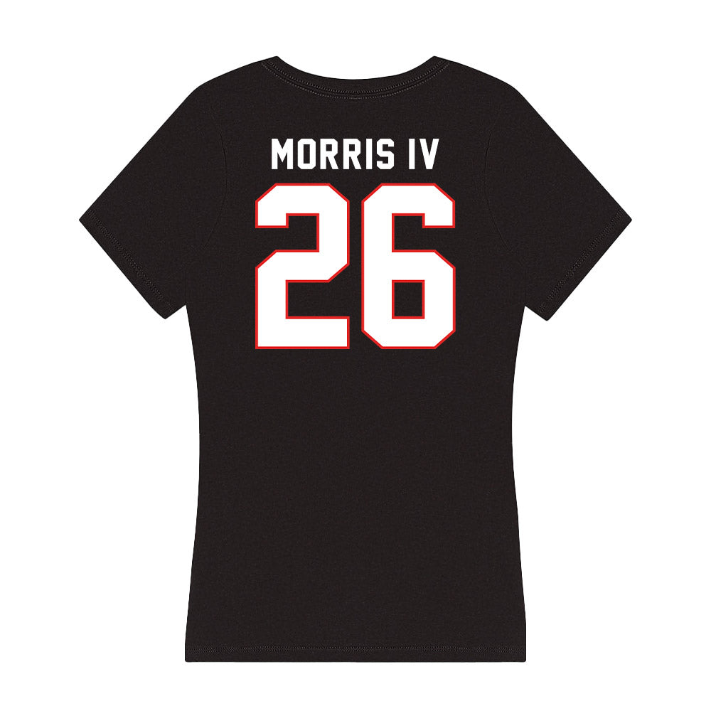 Texas Tech - NCAA Football : Sammy Morris IV - Women's V-Neck T-Shirt-1