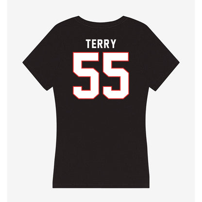 Texas Tech - NCAA Softball : Kaitlyn Terry - Women's V-Neck T-Shirt-1