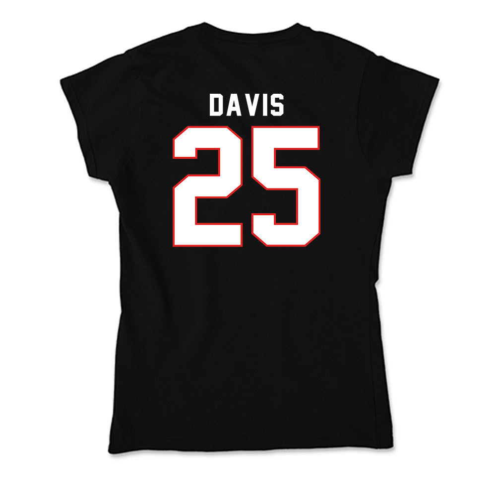 Texas Tech - NCAA Football : Jmaury Davis - Soft Style Women’s T-Shirt-1