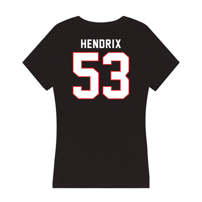 Texas Tech - NCAA Football : Holton Hendrix - Women's V-Neck T-Shirt-1