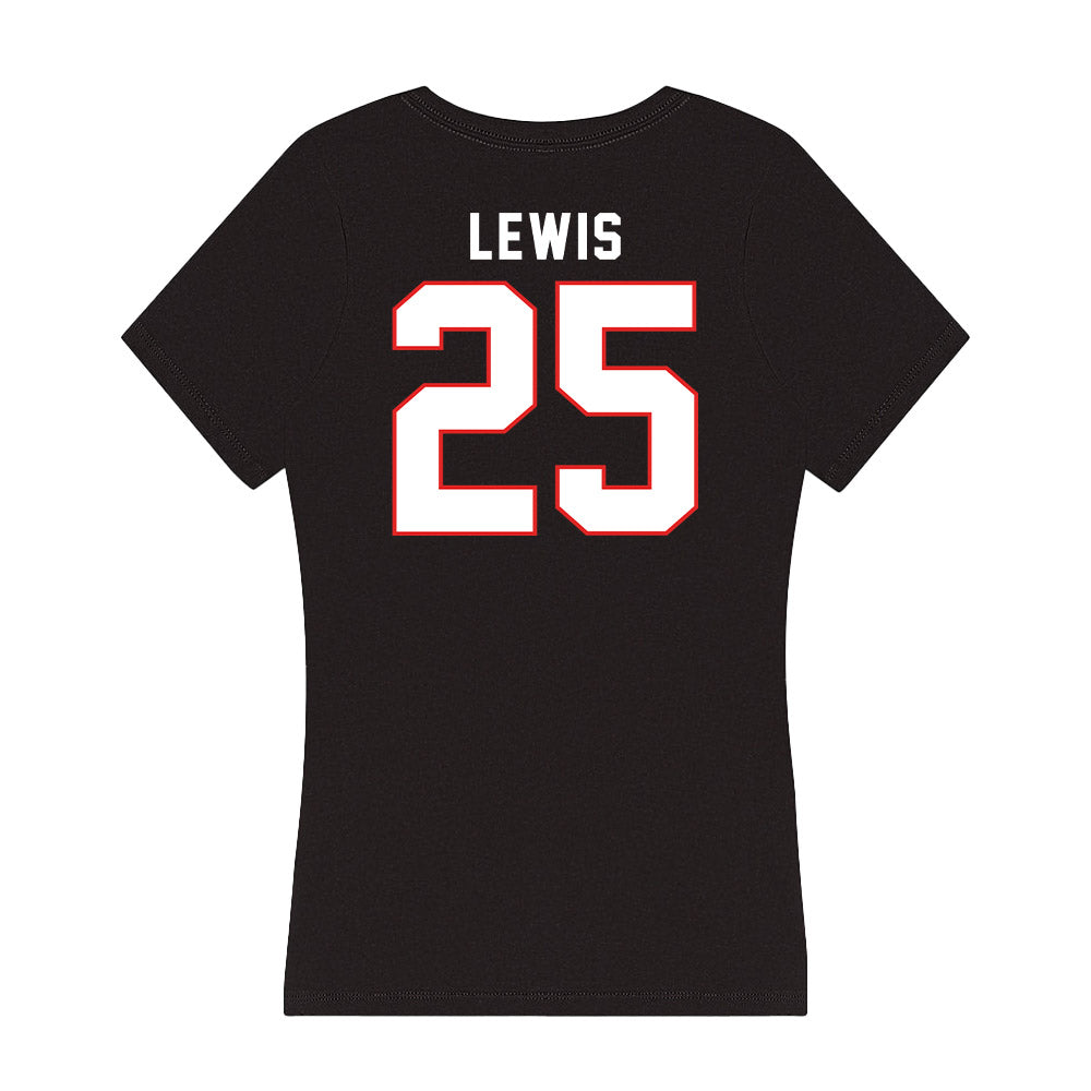 Texas Tech - NCAA Football : Chapman Lewis - Women's V-Neck T-Shirt-1