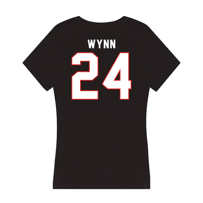 Texas Tech - NCAA Women's Basketball : Jada Wynn - Women's V-Neck T-Shirt-1