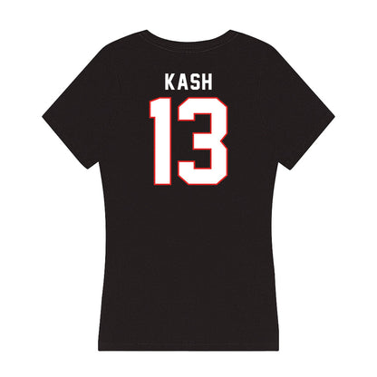 Texas Tech - NCAA Baseball : Gavin Kash - Women's V-Neck T-Shirt-1