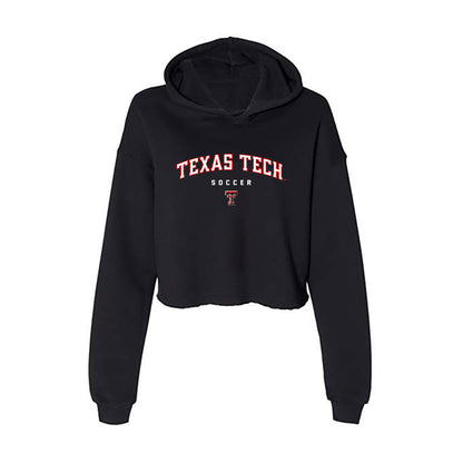 Texas Tech - NCAA Women's Soccer : Emma Torres - Women's Crop Fleece Hoodie-0