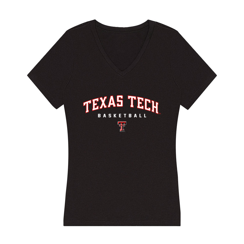 Texas Tech - NCAA Women's Basketball : Kalysta Martin - Women's V-Neck T-Shirt-0