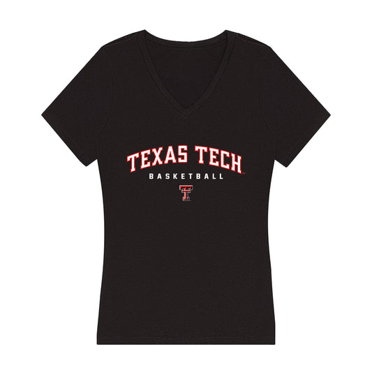 Texas Tech - NCAA Women's Basketball : Kalysta Martin - Women's V-Neck T-Shirt-0