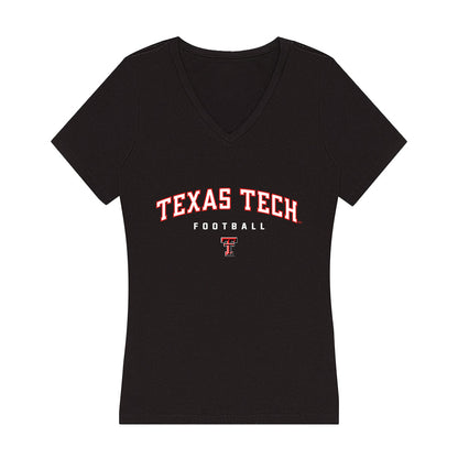 Texas Tech - NCAA Football : Edward Smith - Women's V-Neck T-Shirt-0