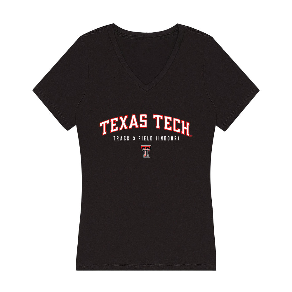 Texas Tech - NCAA Women's Track & Field : Amori Pierson - Women's V-Neck T-Shirt-0