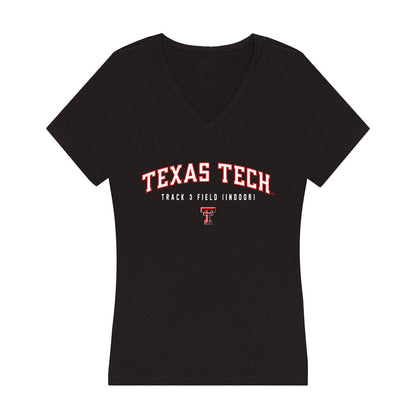 Texas Tech - NCAA Women's Track & Field : Amori Pierson - Women's V-Neck T-Shirt-0