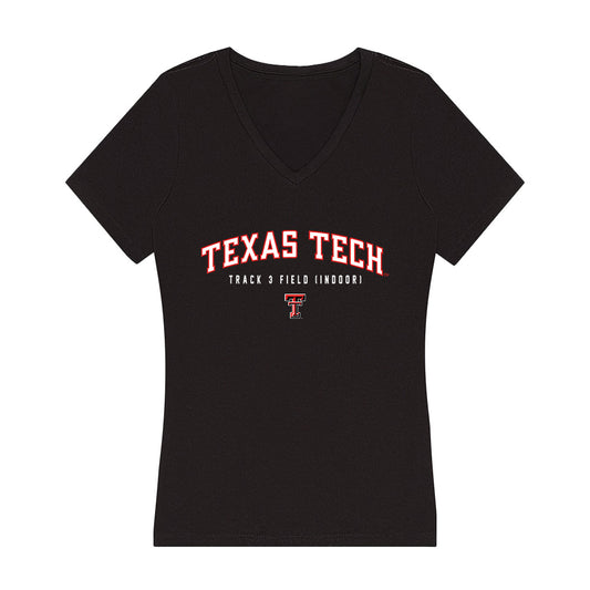 Texas Tech - NCAA Women's Track & Field : Amori Pierson - Women's V-Neck T-Shirt-0