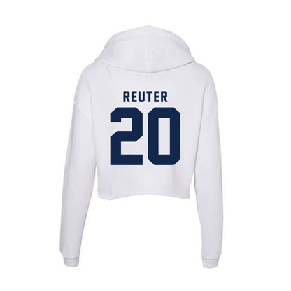 Ole Miss - NCAA Baseball : Collin Reuter - Women's Crop Fleece Hoodie-1