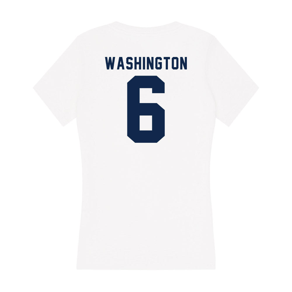 Ole Miss - NCAA Women's Volleyball : Nia Washington - Women's V-Neck T-Shirt-1