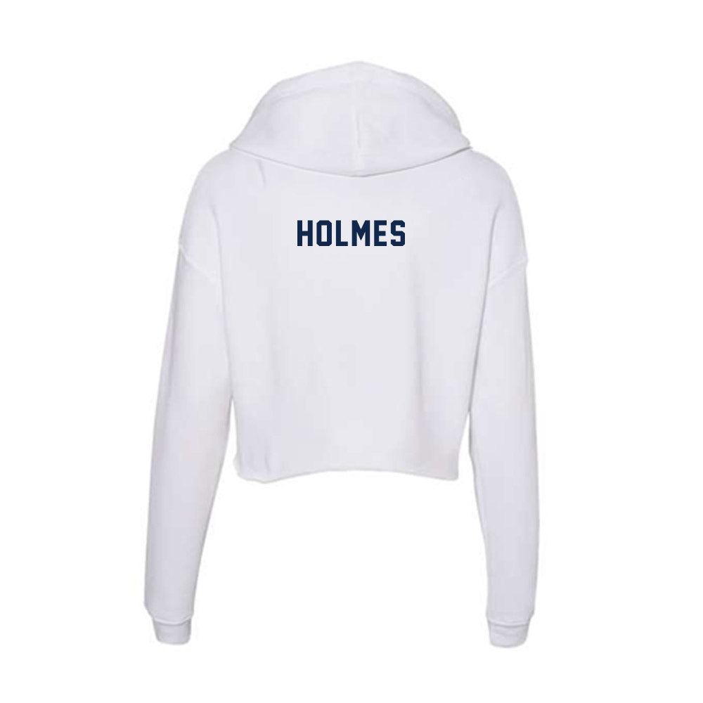 Ole Miss - NCAA Men's Track & Field : Mikoy Holmes - Women's Crop Fleece Hoodie-1