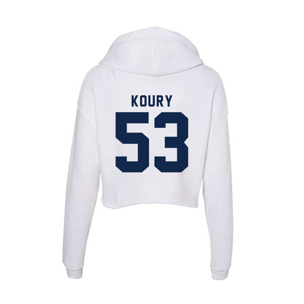 Ole Miss - NCAA Football : Joe Koury - Women's Crop Fleece Hoodie-1