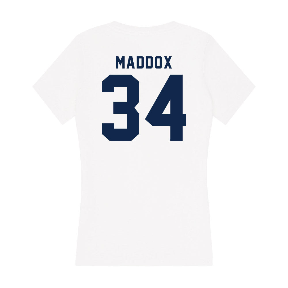 Ole Miss - NCAA Baseball : Riley Maddox - Women's V-Neck T-Shirt-1