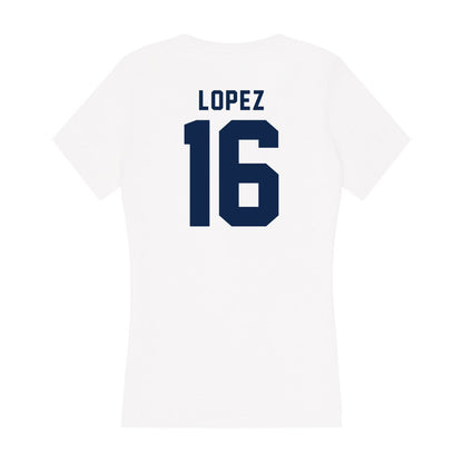 Ole Miss - NCAA Softball : Brianna Lopez - Women's V-Neck T-Shirt-1