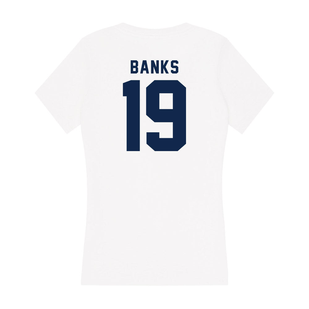 Ole Miss - NCAA Football : Travaris Banks - Women's V-Neck T-Shirt-1