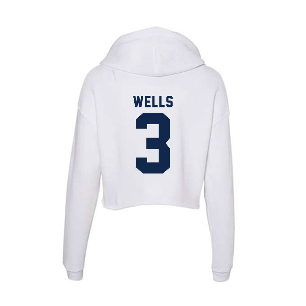 Ole Miss - NCAA Football : Antwane Wells - Women's Crop Fleece Hoodie-1