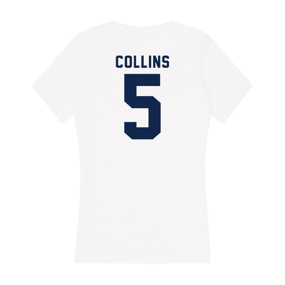 Ole Miss - NCAA Women's Basketball : Silentianna Collins - Women's V-Neck T-Shirt-1