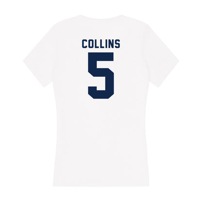 Ole Miss - NCAA Women's Basketball : Silentianna Collins - Women's V-Neck T-Shirt-1