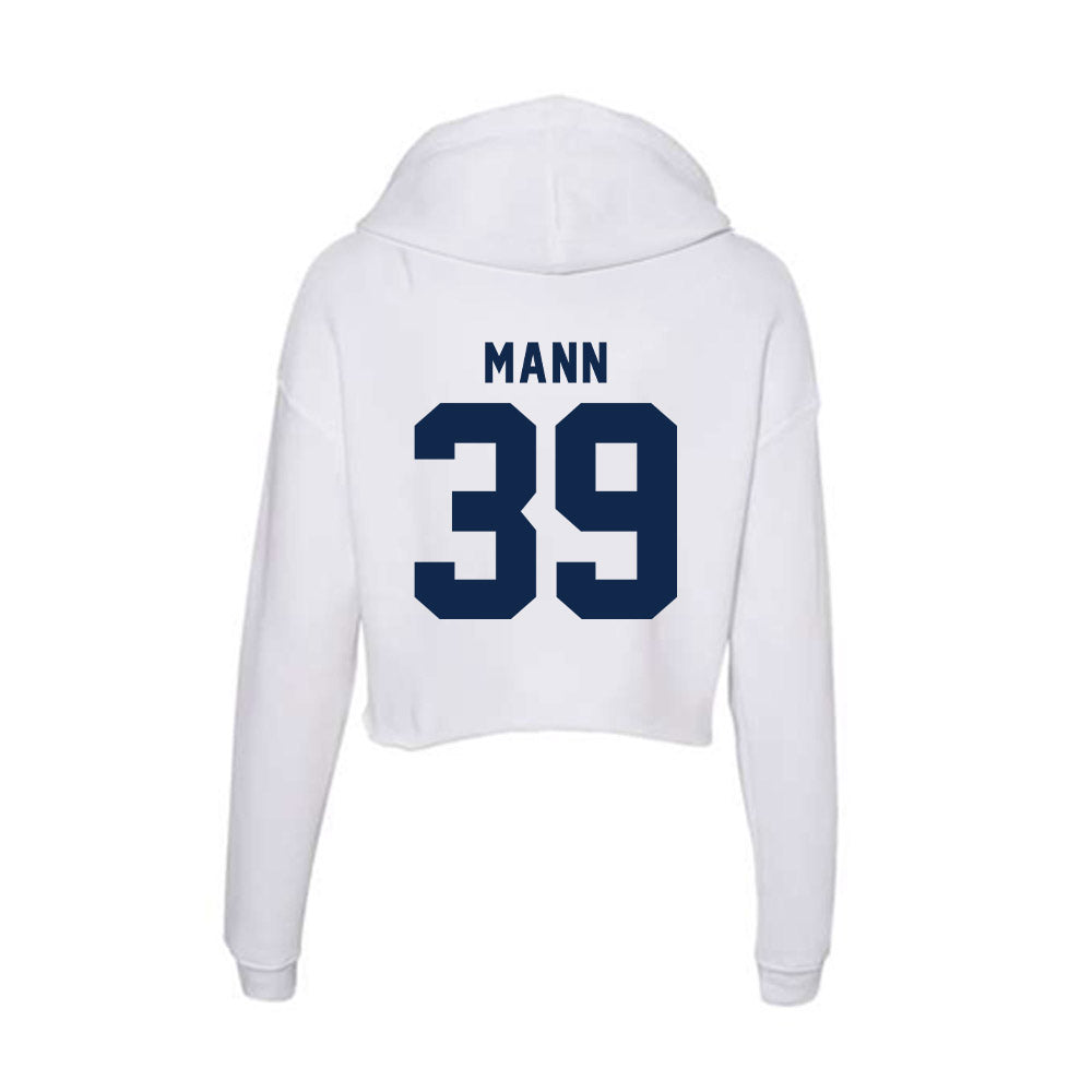 Ole Miss - NCAA Football : Skielar Mann - Women's Crop Fleece Hoodie-1