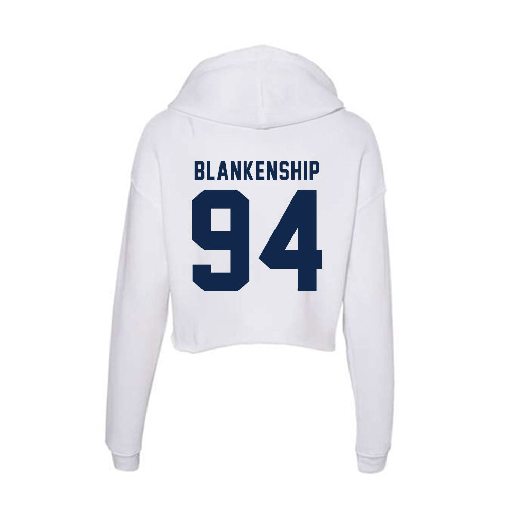 Ole Miss - NCAA Football : Caleb Blankenship - Women's Crop Fleece Hoodie-1