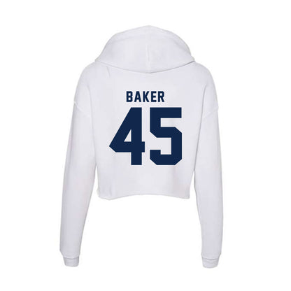 Ole Miss - NCAA Football : Mikey Baker - Women's Crop Fleece Hoodie-1