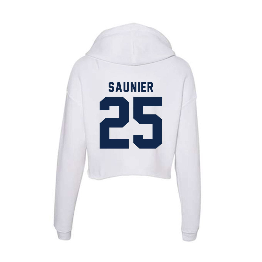 Ole Miss - NCAA Baseball : Grayson Saunier - Women's Crop Fleece Hoodie-1