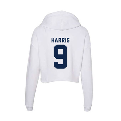 Ole Miss - NCAA Football : Tre Harris - Women's Crop Fleece Hoodie-1