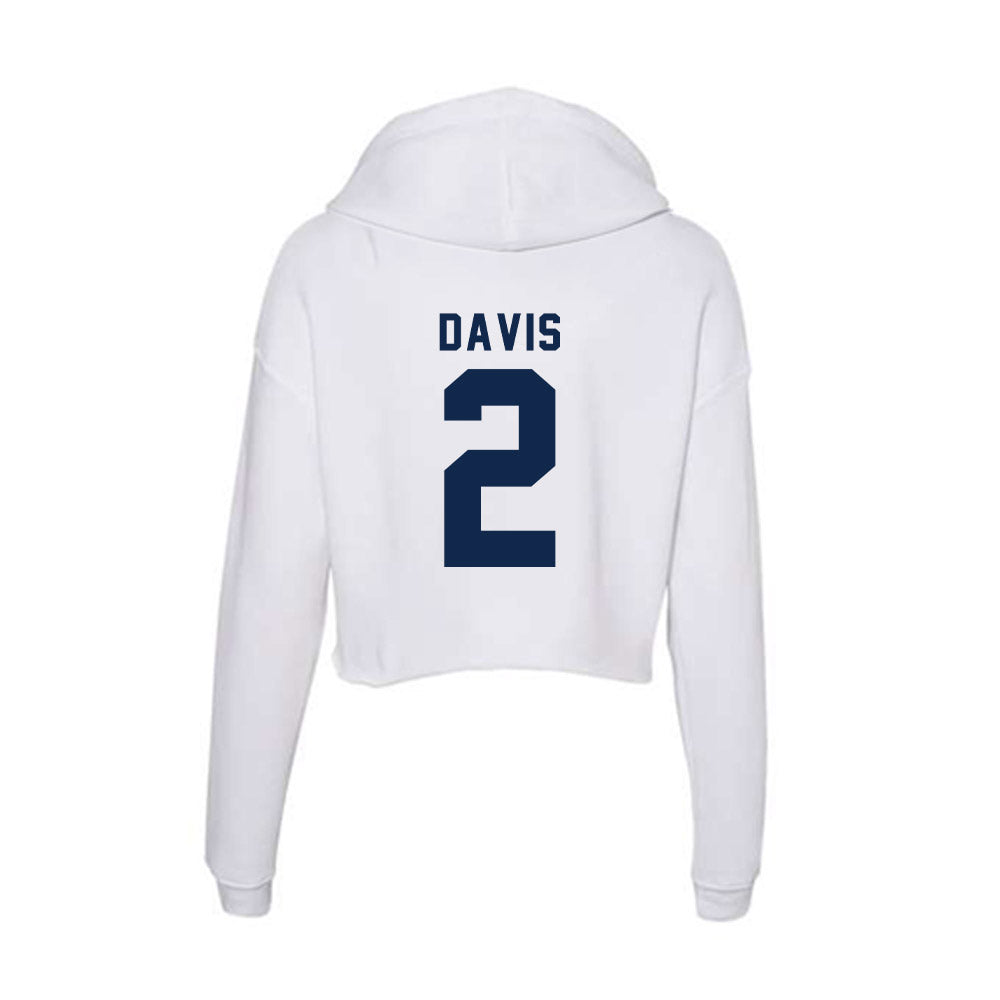 Ole Miss - NCAA Women's Basketball : Marquesha Davis - Women's Crop Fleece Hoodie-1