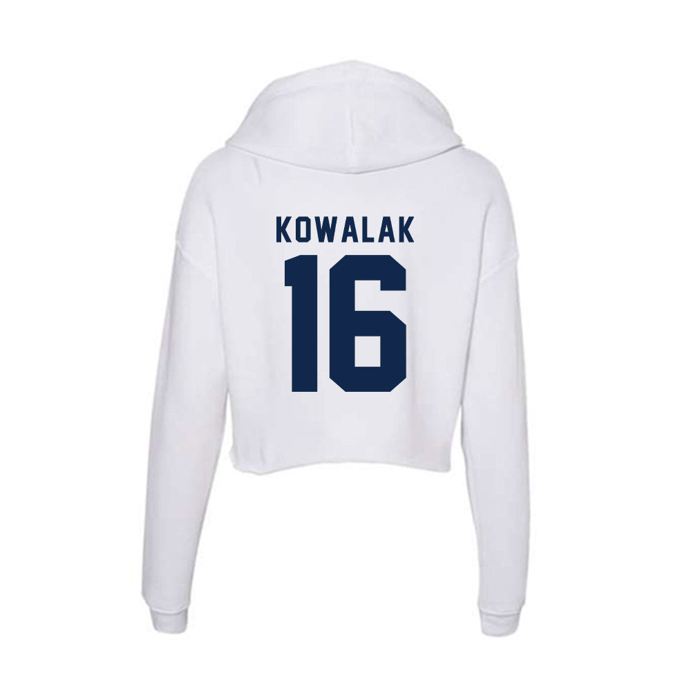 Ole Miss - NCAA Football : Justin Kowalak - Women's Crop Fleece Hoodie-1