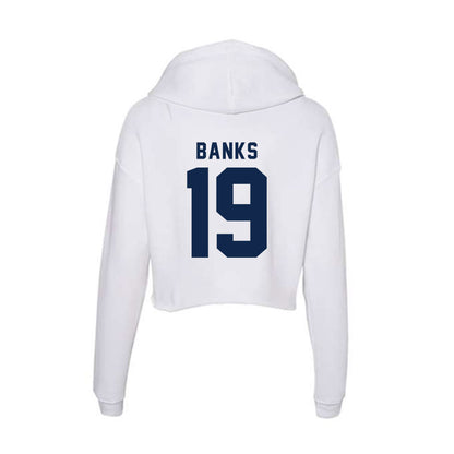 Ole Miss - NCAA Football : Travaris Banks - Women's Crop Fleece Hoodie-1