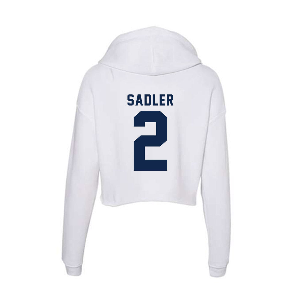 Ole Miss - NCAA Women's Basketball : Tameiya Sadler - Women's Crop Fleece Hoodie-1