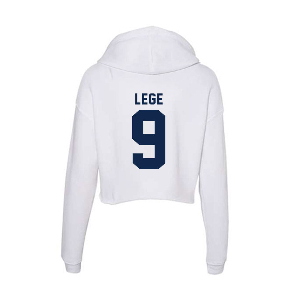 Ole Miss - NCAA Baseball : Ethan Lege - Women's Crop Fleece Hoodie-1