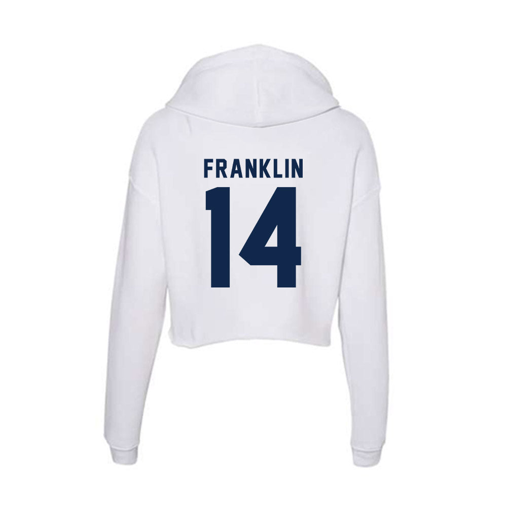 Ole Miss - NCAA Football : Kam Franklin - Women's Crop Fleece Hoodie-1