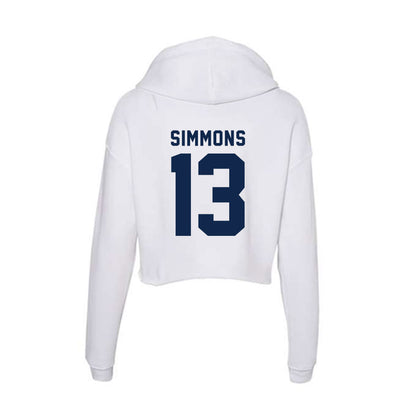 Ole Miss - NCAA Football : Austin Simmons - Women's Crop Fleece Hoodie-1