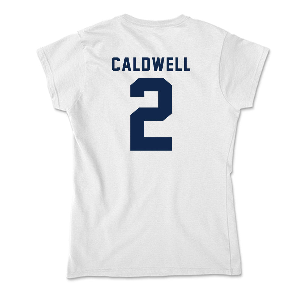 Ole Miss - NCAA Men's Basketball : TJ Caldwell - Soft Style Women’s T-Shirt-1