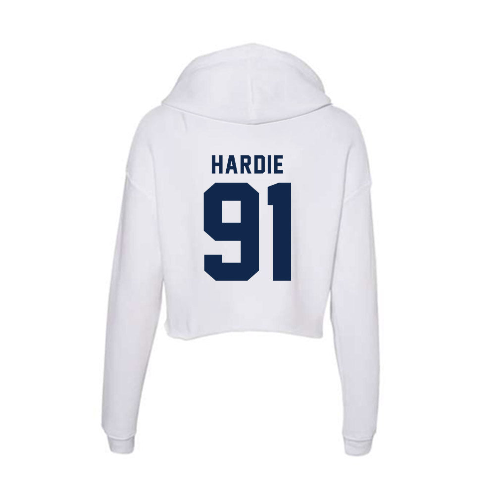 Ole Miss - NCAA Football : Chris Hardie - Women's Crop Fleece Hoodie-1