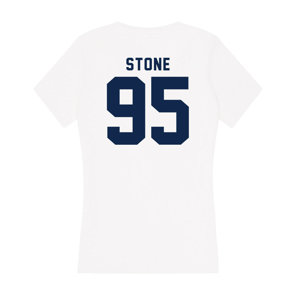 Ole Miss - NCAA Football : Akelo Stone - Women's V-Neck T-Shirt-1