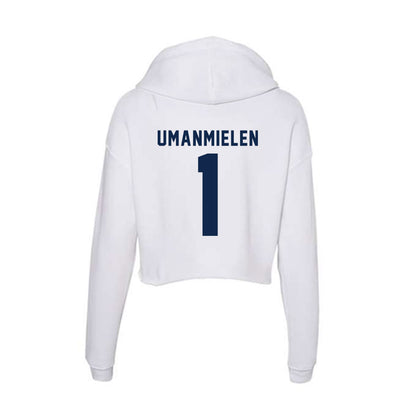 Ole Miss - NCAA Football : Princely Umanmielen - Women's Crop Fleece Hoodie-1