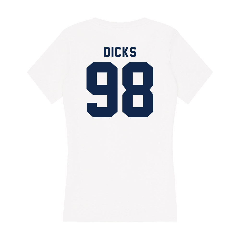 Ole Miss - NCAA Football : Jaden Dicks - Women's V-Neck T-Shirt-1