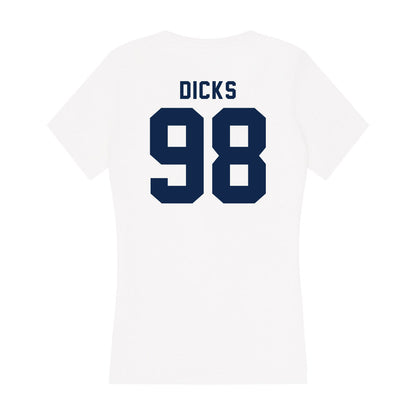 Ole Miss - NCAA Football : Jaden Dicks - Women's V-Neck T-Shirt-1