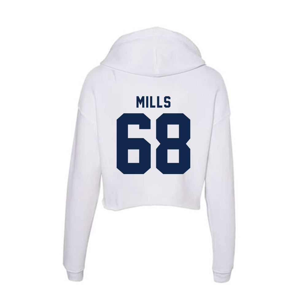 Ole Miss - NCAA Football : Jack Mills - Women's Crop Fleece Hoodie-1