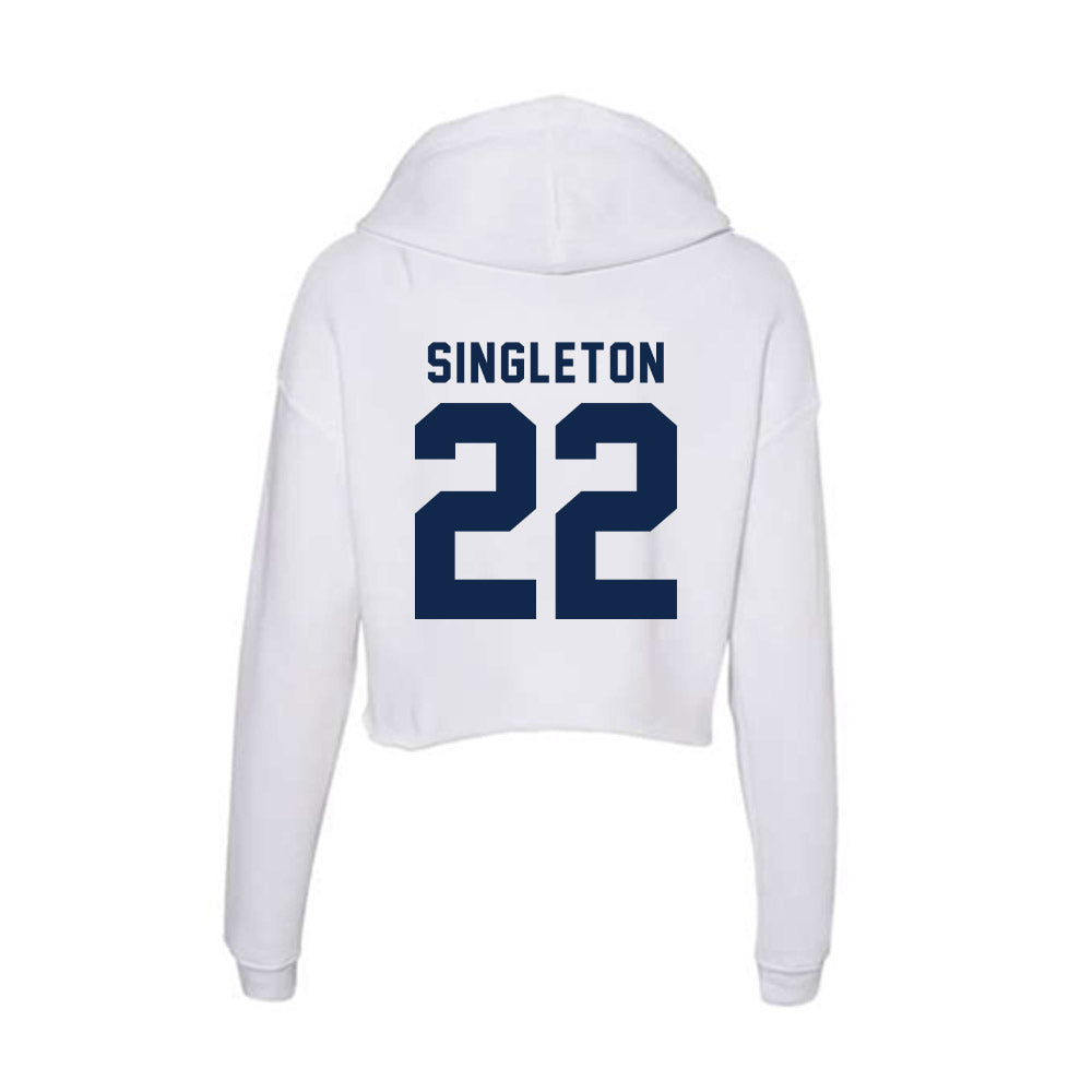 Ole Miss - NCAA Women's Basketball : Tyia Singleton - Women's Crop Fleece Hoodie-1