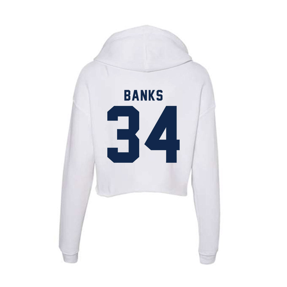 Ole Miss - NCAA Football : Tyler Banks - Women's Crop Fleece Hoodie-1