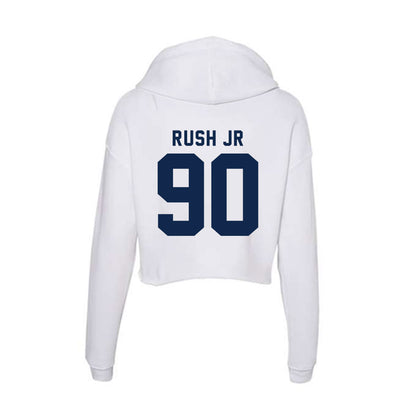 Ole Miss - NCAA Football : Jeffery Rush Jr - Women's Crop Fleece Hoodie-1