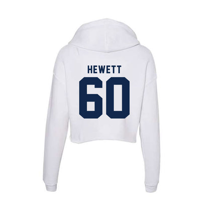 Ole Miss - NCAA Football : Lane Hewett - Women's Crop Fleece Hoodie-1