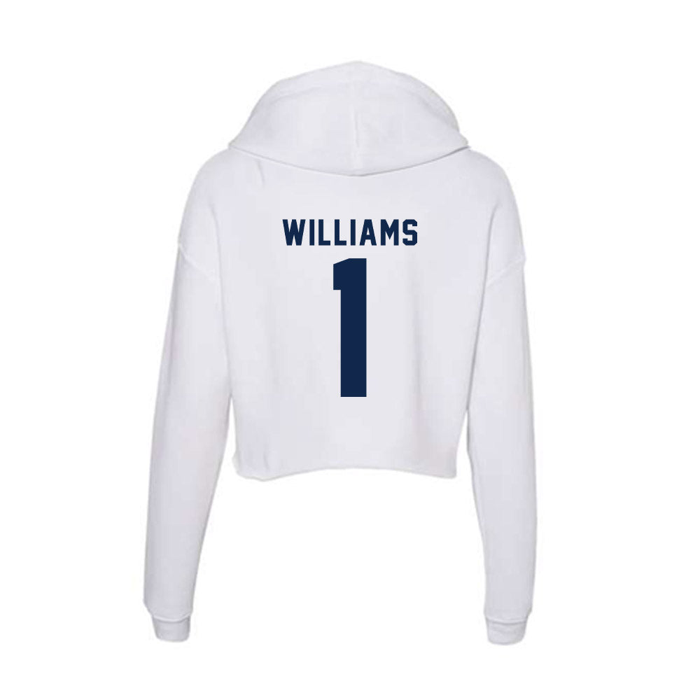 Ole Miss - NCAA Football : Ayden Williams - Women's Crop Fleece Hoodie-1