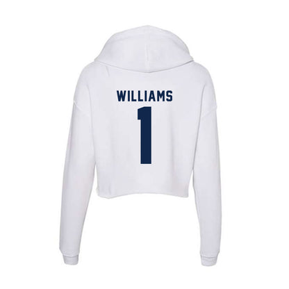 Ole Miss - NCAA Football : Ayden Williams - Women's Crop Fleece Hoodie-1